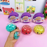 Jouet Squishy en TPR en forme de corne de cerf de Noël de 8,5 cm, avec poudre dorée, taille extra large, simulation de nourriture à cuire à la vapeur, anti-stress pour filles