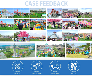 Parque sin energía Niños Multi-Persona Fibra de vidrio y tubo galvanizado Interior/Exterior Jardín Balancín Paseos Parque infantil barato - Product Image 4