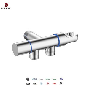 1/2 "x1/2" x1/2 "настенный туалетный биде ручной распылитель хромированный латунный угловой клапан с держателем - Product Image 1