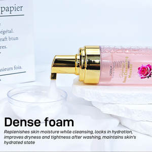 Espuma Limpiadora <span class=keywords><strong>Facial</strong></span> de Rosas para Piel Sensible y Seca, Espuma Limpiadora Suave y Profunda con Extracto de Rosas, Producto de <span class=keywords><strong>Limpieza</strong></span> <span class=keywords><strong>Facial</strong></span> con Burbujas - Product Image 4