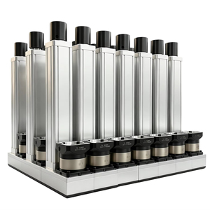 Cilindro Lineal Servo de Alta Precisión y Velocidad (500 mm/s) con Engranaje Digital y Cuerpo de Acero Inoxidable, Venta Directa de Fábrica - Product Image 1