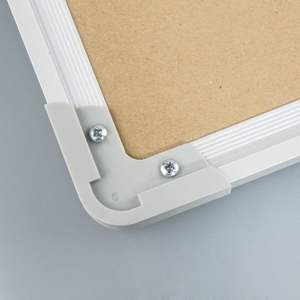 <span class=keywords><strong>Tableau</strong></span> <span class=keywords><strong>blanc</strong></span> mural à double usage avec cadre en aluminium Bulletins en liège et surface à épingles <span class=keywords><strong>pour</strong></span> la planification de la maison/du bureau - Product Image 2