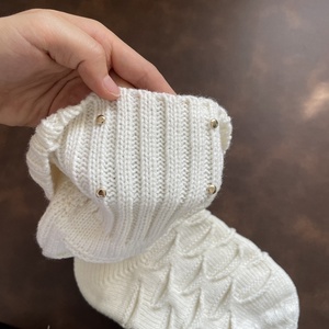 Cá Quy Mô Phong Cách 18 "Mô Hình Dệt Kim Giáng Sinh Stocking Lớn 46Cm Treo Vớ Giáng Sinh Vớ Với Giả Da Các Bản Vá Lỗi - Product Image 6