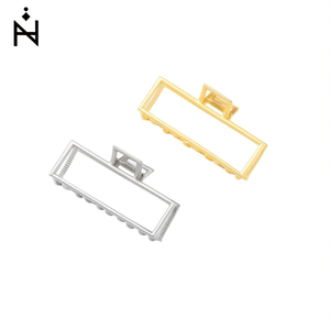 Kirei La <b>Hair</b> Claw Clip 9Cm Alloy Minimalist Barrette For Women <b>Hair</b> <b>Styling</b> <b>Accessory</b> - Product Image 2