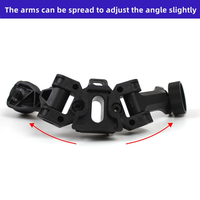Support de casque tactique inclinable double J-Arm en nylon léger TJ-OUTDOORS 2024 pour vision nocturne NVG et appels de gibier