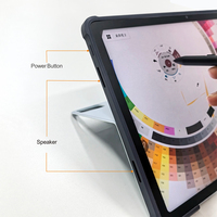 Tablette graphique numérique 4K 8192 niveaux avec panneau caméra 13MP, stylet numérique, PC Android 8+128 Go, interface USB, pour enseignement et écriture