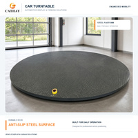 Plateforme tournante motorisée pour voitures, rotation à 360 degrés, scène rotative pour exposition automobile, carport, capacité de charge de 1,5 à 4 tonnes