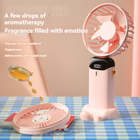 Nouveau ventilateur USB portable 2025 – Mini ventilateur électrique pliable en plastique rechargeable pour bureau, étudiants, voiture et extérieur – Cadeau idéal