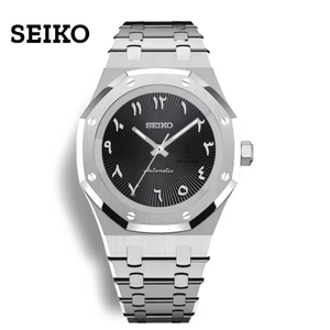 Reloj de Lujo para Hombre, Nuevo Diseño de Esfera Cóctel, Cristal de Zafiro NH35, Acero Inoxidable, Resistente al Agua, para Uso Casual y de Negocios - Product Image 1
