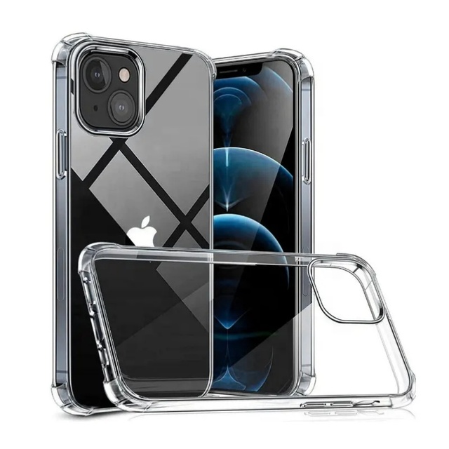 OEM Wholesale Shockproof TPU+PC UV Painted Luxury Design Clear Mobile Phone Cases for 15/14/13/12/11 Pro Max Plus XR