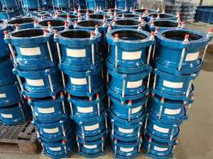 Accouplement flexible en caoutchouc WEIZIDOM pour l'expansion de la fabrication, PN16, en fonte ductile HDPE, pour tuyaux - Product Image 5