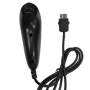 Télécommande Nunchuck 2 en 1 pour Nintendo <span class=keywords><strong>Wii</strong></span> <span class=keywords><strong>Wii</strong></span> <span class=keywords><strong>U</strong></span> Gamepad Joystick Built-in Motion Plus avec étui en silicone - Product Image 5