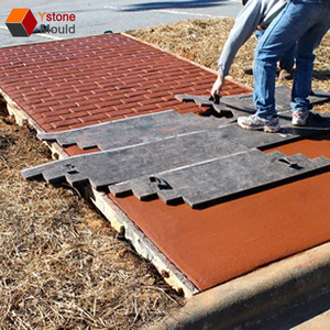 Bán Buôn PU Linh Hoạt Lát Đóng Dấu Bê Tông Khuôn Mẫu Và Thảm - Product Image 2