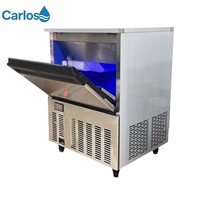 Machine à glaçons cubiques à faible bruit et fonctionnement stable, refroidie par air, compacte, avec fabricant de glaçons intégré, idéale pour les magasins de thé au lait