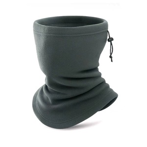 Fleece Neck Warmer Solid Color 25x30cm Adjustable Unisex Outdoor Riding Cycling Multi Functional Scarf Head Cover - Product Image 4