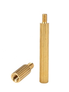 Espaciador separador de latón hexagonal Pilares roscados macho o hembra para placa base PCB Caja de computadora - Product Image 3