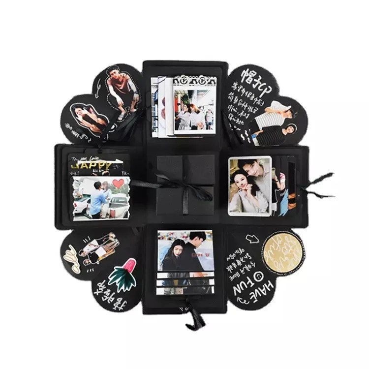กล่องของขวัญ DIY Surprise Love Explosion,สำหรับครบรอบสมุดภาพวันเกิดอัลบั้มรูปกล่องของขวัญวันวาเลนไทน์