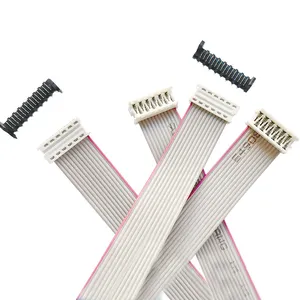 Manufacturer Custom Terminal Auto Electric Cable 90327 White IDCFC Gray Wire Harness for 4 6 Pin Puncture Connector