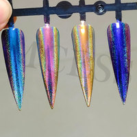 Marque MCESS arc-en-ciel éthéré Mystique holographique lâche élément optique ongles caméléon Pigment Multichrome pour résine époxy