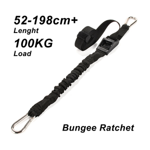 Đa mục đích điều chỉnh đàn hồi Bungee Dây đeo với an toàn 25mm Cam khóa khóa và Carabiner móc - Product Image 2