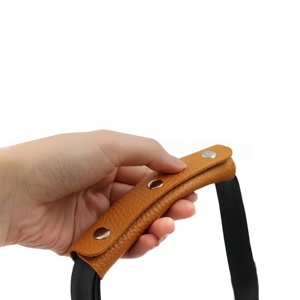 PU Leather Heavy Duty Portable Handbag Tote <b>Suitcase</b> Travel Luggage <b>Strap</b> Protector Wrap Cover - Product Image 1
