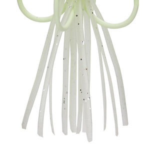 Señuelos Luminosos JSFUN para Pesca de Calamar, Señuelos de Pesca Suaves, Señuelos de Calamar con Falda, Señuelos de Pesca de Calamar que Brillan en la Oscuridad, 4 Anzuelos - Product Image 4