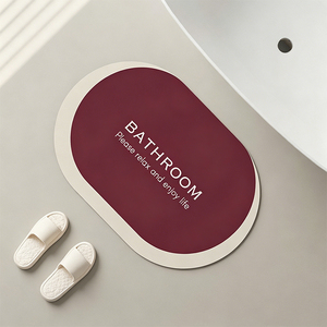 Alfombrillas <span class=keywords><strong>de</strong></span> Baño Antideslizantes <span class=keywords><strong>de</strong></span> Tierra <span class=keywords><strong>de</strong></span> Diatomeas, Absorbentes <span class=keywords><strong>de</strong></span> Agua y Antideslizantes, Lavables, <span class=keywords><strong>de</strong></span> Secado Rápido, con Diseño Personalizado - Product Image 4