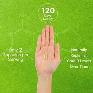 Complément alimentaire CoQ10 haute puissance 500 mg, best-seller OEM, pour la santé cardiovasculaire - Product Image 4