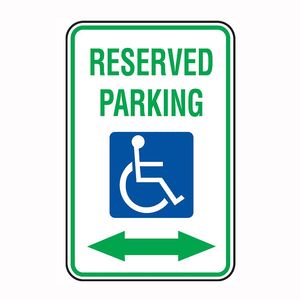 Good Quality Reflective Signage Traffic Signs Aluminum Board Guide Sign for Disabled Plate <strong>Handicapped</strong> <strong>Parking</strong> - Product Image 2
