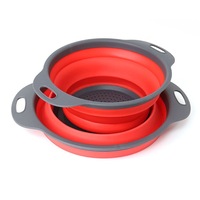 Thuis Opslag Gereedschap Vouwen Afvoer Mand Intrekbare Fruit Groente Container Filter Wastafel