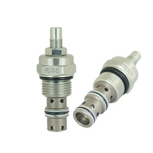 Vanne de régulation de débit compensée en pression à cartouche filetée hydraulique ELT FR2-10-33 pour machines industrielles - Product Image 1