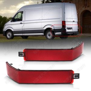 Feu arrière de pare-chocs pour Volkswagen Van 7C0945106 7C0945105 Réflecteur ABS pour Crafter 2017-2021 Pièce de rechange - Product Image 1