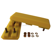 2411111 W100F nouveaux coussinets de piste en caoutchouc d'excavatrice de rechange pour fraiseuse à froid d'asphalte pour moteur nouvelle chaîne de piste à rouleaux
