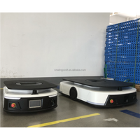 Robot mobile autonome AGV personnalisé de 1000 kg avec navigation double laser SLAM et code QR, précision de 10 mm pour la manutention des matériaux