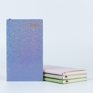 Organizador Personalizado con Horario en Inglés, <span class=keywords><strong>Agenda</strong></span> Portátil de Bolsillo de Cuero PU, Cuaderno de Cuero Láser a Color A6 - Product Image 5