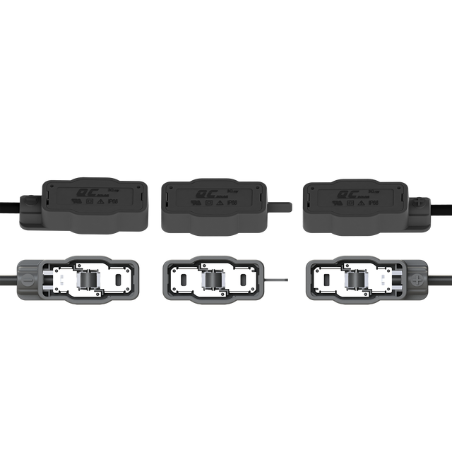 QC Solar QC 3Q-M High-current Junction Box 1500V DC 30A