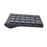 Clavier numérique sans fil rechargeable BT, clavier numérique externe fin à 22 touches, pour l'entrée de données