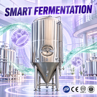 Fermenteur conique en acier inoxydable à double enveloppe, neuf, directement de l'usine, pour brasserie artisanale et production de boissons