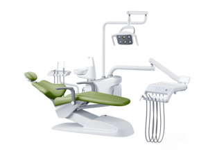 Professionele tandartsstoelunit met gesynchroniseerd stoelsysteem en assistentiebedieningspaneel - Product Image 4