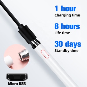Penna Stilo Universale Attiva Capacitiva con Ricarica USB-B, Penna da Disegno per Tablet iPad <span class=keywords><strong>Xiaomi</strong></span> <span class=keywords><strong>Pad</strong></span> <span class=keywords><strong>5</strong></span> e Android - Product Image 4