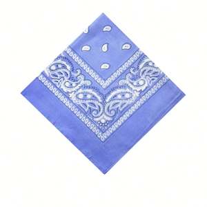 Multifunctional Custom Square <b>Bandana</b> 55x55cm Formal Four Seasons Silk Screen & Digital Printed Logo Design - Product Image 6