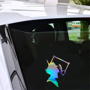 Autocollant mural en vinyle pour vitres, Gadget d'inspection, décoration créative, style de voiture, pour camion, sparadrap en vinyle, cadeau, adhésif découpé - Product Image 1