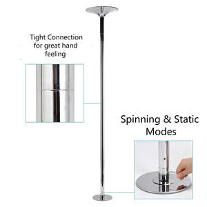 Barra <span class=keywords><strong>De</strong></span> baile portátil, Tubos <span class=keywords><strong>De</strong></span> Stripper, pegatinas <span class=keywords><strong>De</strong></span> tira giratorias estáticas, conjunto <span class=keywords><strong>De</strong></span> tubo <span class=keywords><strong>De</strong></span> baile para casa, Club y fiesta - Product Image 4