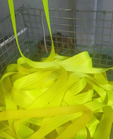 Jaune fluorescent dispersé, largement utilisé pour les sangles, les élingues de levage et les ceintures de sécurité, offrant une couleur éclatante.
