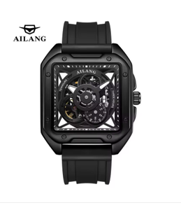 Nouvelle montre mécanique automatique carrée AILANG 8309 tendance, étanche 3 ATM avec gravure pour homme 2026 - Product Image 3