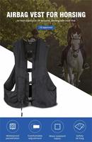 Gilet airbag imprimé pour l'équitation, vêtement de sport, caractéristique de sécurité, aventure équestre, sports, respirant, extensible dans quatre directions, léger