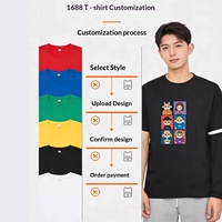 Kaos polos katun murni 220g berat, custom-made, lengan pendek, warna solid, model kasual, potongan longgar, untuk pria, cocok untuk musim panas