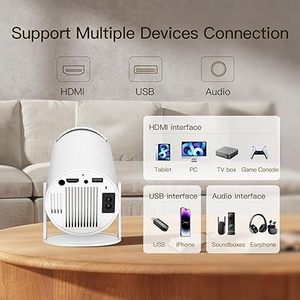 Dazzler hy300 chiếu 4K Android thông minh Bluetooth Wifi với 20000 + Movie chiếu trò chơi cho dữ liệu hiển thị - Product Image 5