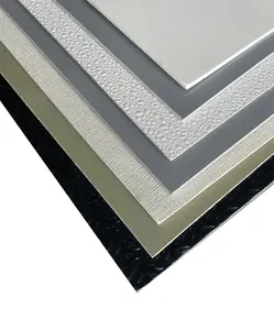 Panel serat kaca ringan lembaran Frp / Grp datar putih tembus kualitas bagus