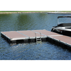 Docks flottants en aluminium de taille personnalisée radeau de natation avec échelle de haute qualité - Product Image 1